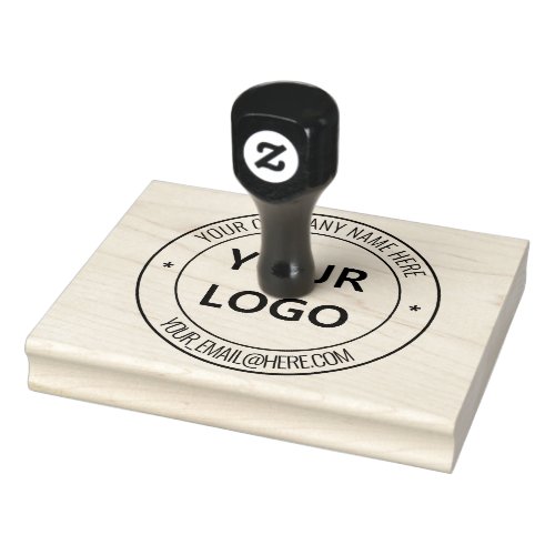 Custom Business Logo Name Promotional Personalized Rubber Stamp