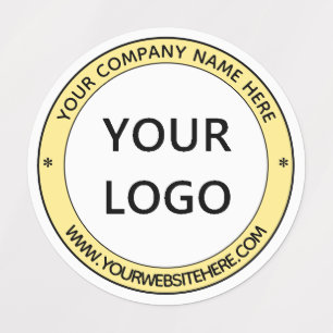 Custom Business Logo Name Stamp Personalized Labels