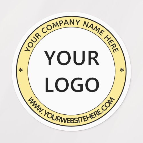 Custom Business Logo Name Stamp Personalized Labels