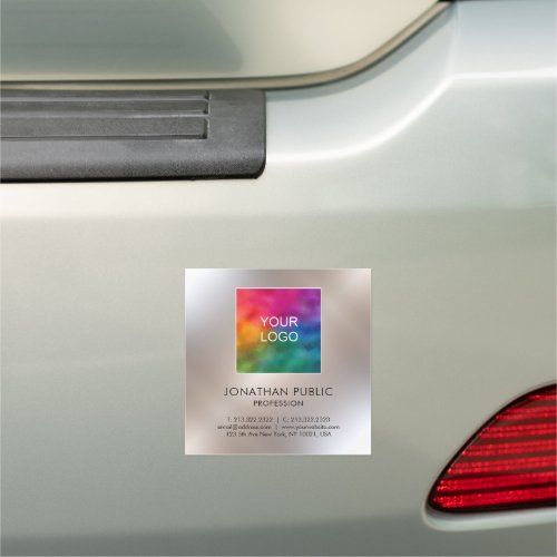 Custom Business Logo Name Template Marketing Car Magnet