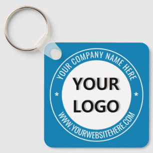 Custom Business Logo Name Website Keychain Gift