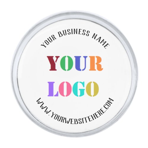 Custom Business Logo Name Website Lapel Pin