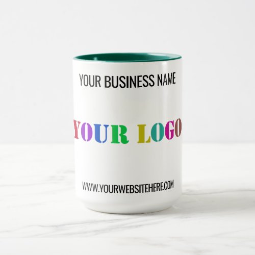 Custom Business Logo Name Website Mug Gift