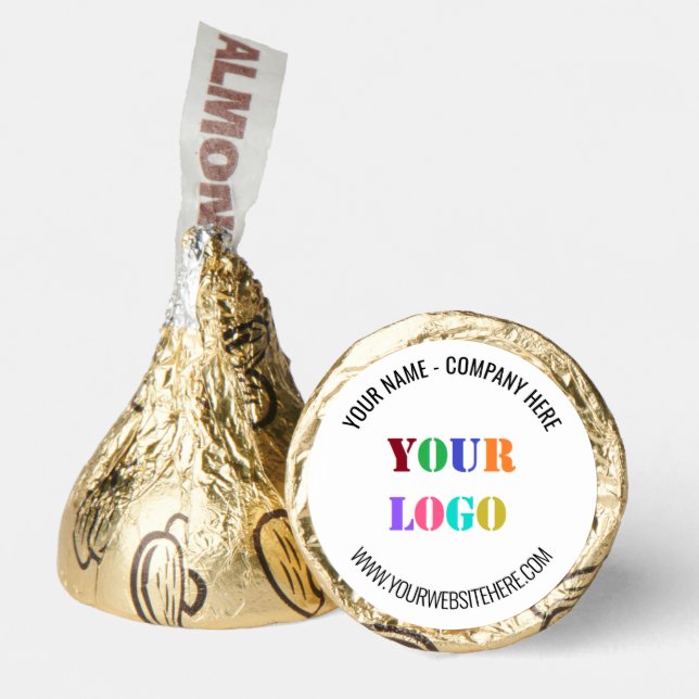 Custom Business Logo Name Website Promotional Hershey®'s Kisses® (Front)