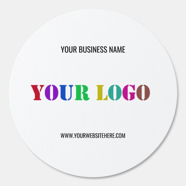 Custom Business Logo Name Website Sign Promotional (Front)