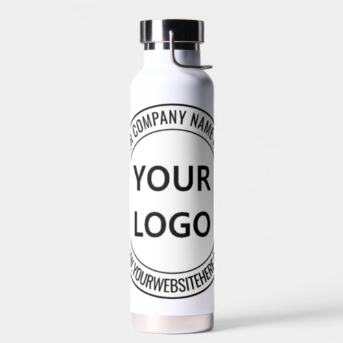 Custom Business Logo Name Website Water Bottle