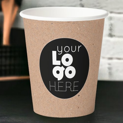 Custom Business Logo Natural Kraft Paper Party Cup