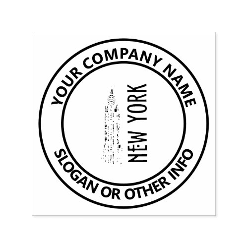 Custom Business Logo New York Self_inking Stamp