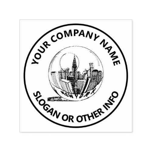 Custom Business Logo New York Self_inking Stamp