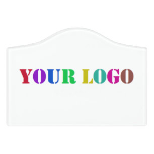 Custom Business Logo Office Door Sign Example