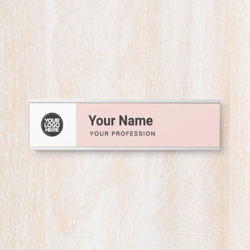 Custom Business Logo Office Name Modern Door Sign