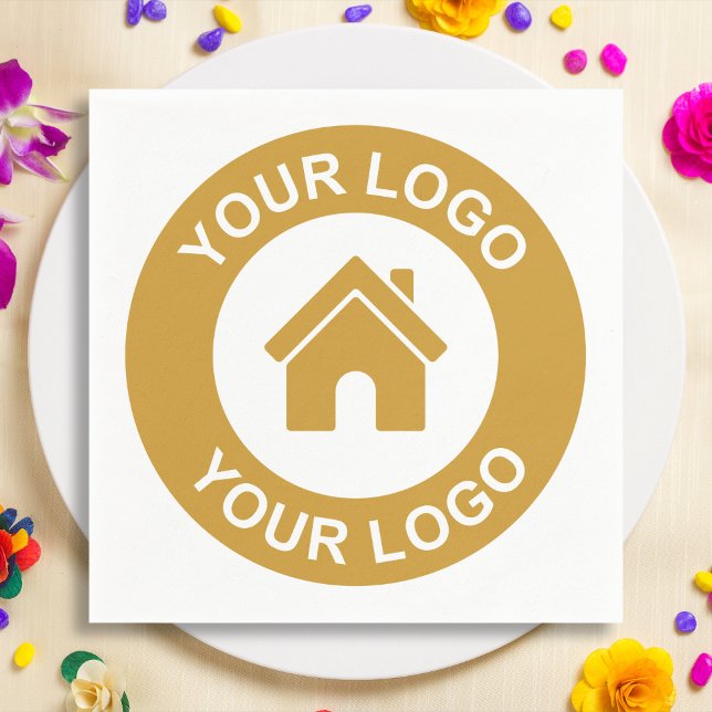 Custom Business Logo Or Image Paper Party Napkins (Creator Uploaded)