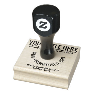 Custom Business Logo Or Image Template Rubber Stamp