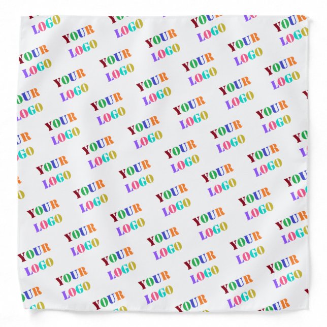Custom Business Logo or Photo Promotional Bandana (Front)