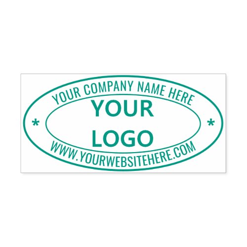 Custom Business Logo Oval Professional Stamp