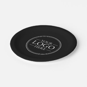 Custom Business Logo Paper Plates