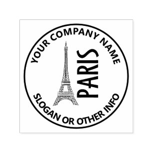 Custom Business Logo Paris Self-inking Self-inking Stamp