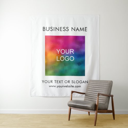 Custom Business Logo Party Event Seminar Large Tapestry