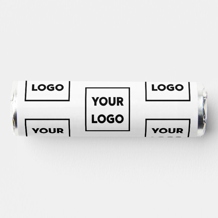 Custom Business Logo Pattern Breath Savers® Mints Zazzle