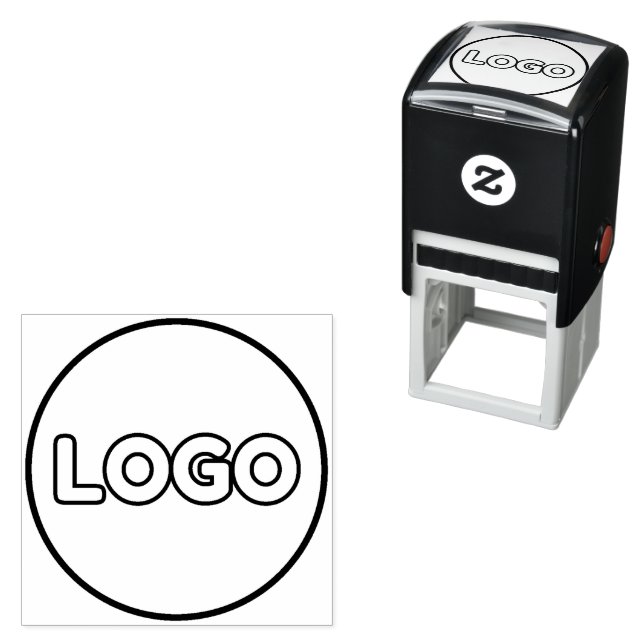 Custom Business Logo Personalize Work Self-inking Stamp (In Situ)