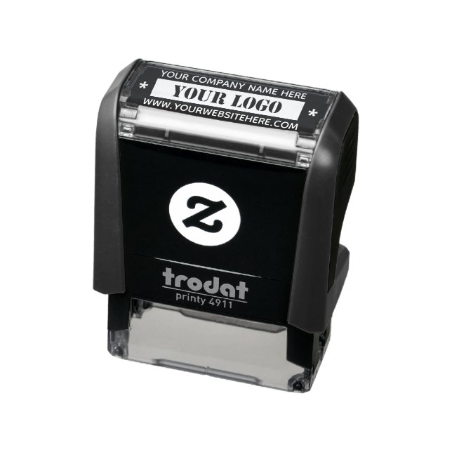 Custom Business Logo Personalized Company Office Self-inking Stamp (Product)