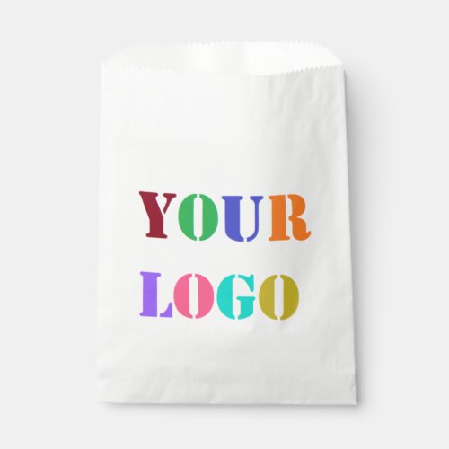 Custom Business Logo Personalized Favor Bag