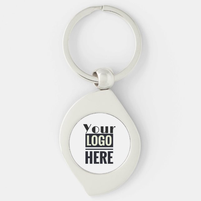 Custom Business Logo Personalized Golf Ball Keychain (Front)