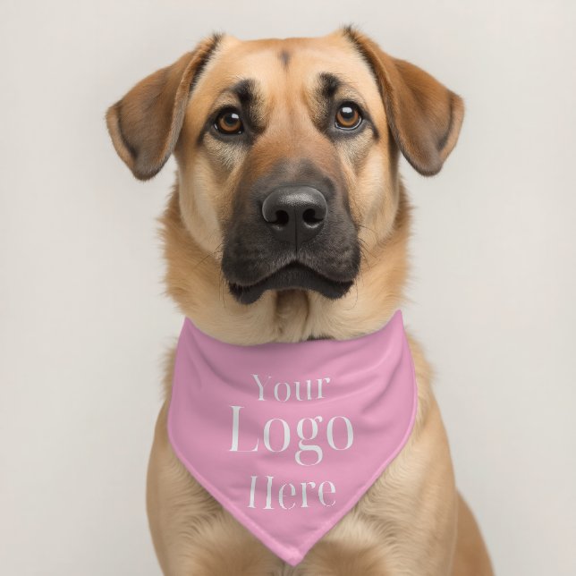 Custom Business Logo Personalized Pet Bandana Collar (Dog 2)