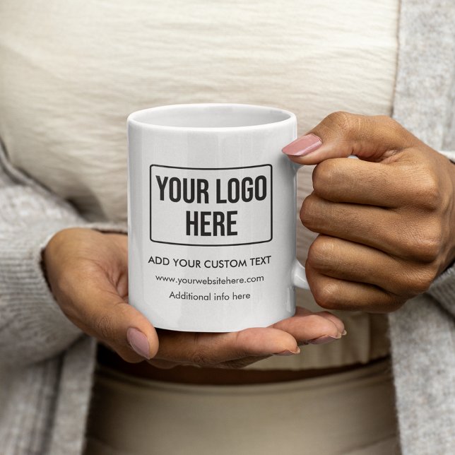 Custom Business Logo Personalized Promotional Coffee Mug (Creator Uploaded)