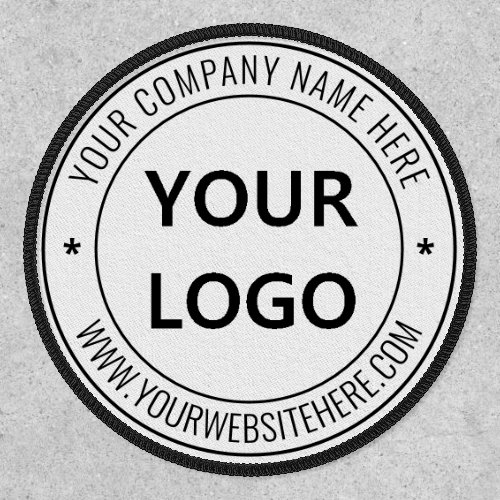 Custom Business Logo Photo Patch _ Stamp Design