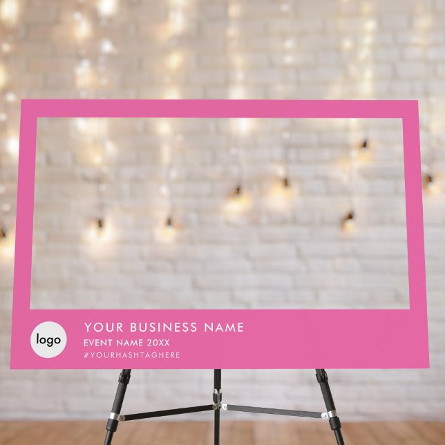Custom Business Logo Photo Selfie Frame Foam Board (Creator Uploaded)