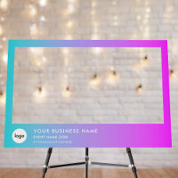 Custom Business Logo Photo Selfie Frame