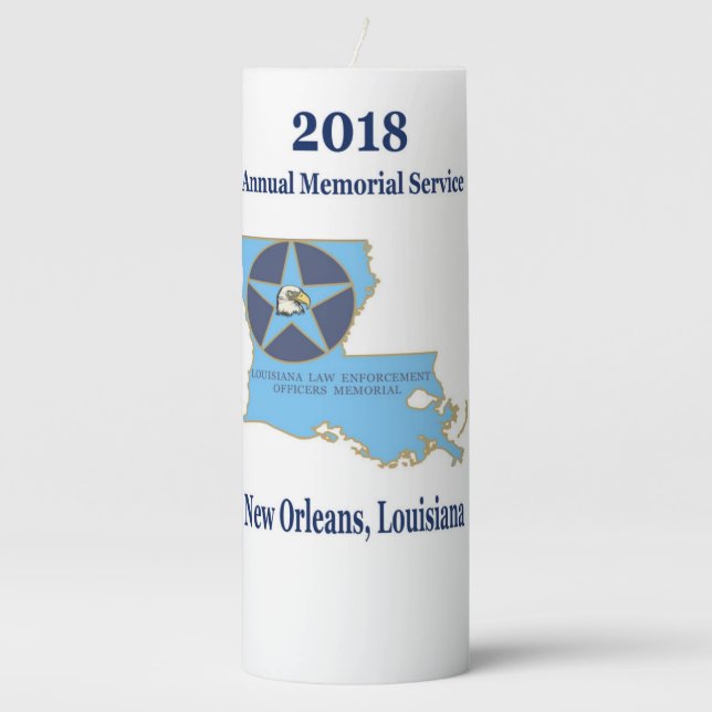 Custom Business Logo Pillar Candles (Front)