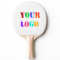 Custom Business Logo Ping Pong Paddle Your Colors