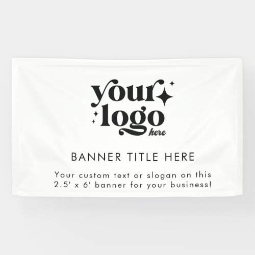 Custom Business Logo Professional Bold Modern Banner