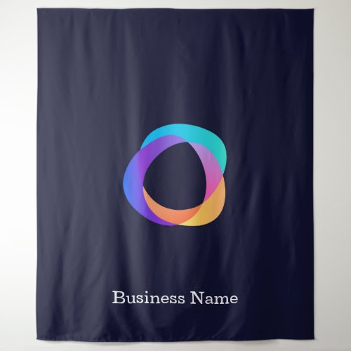 Custom Business Logo Professional Company Tapestry