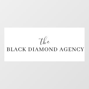 Custom Business Logo Professional Company Window Cling