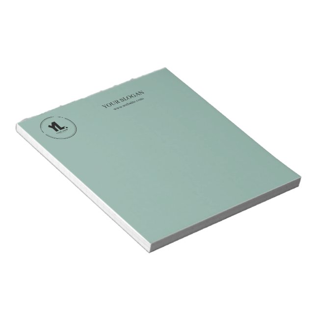 Custom Business Logo Professional Notepad (Angled)