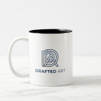 Custom Business Logo Professional Office Corporate Two-Tone Coffee Mug