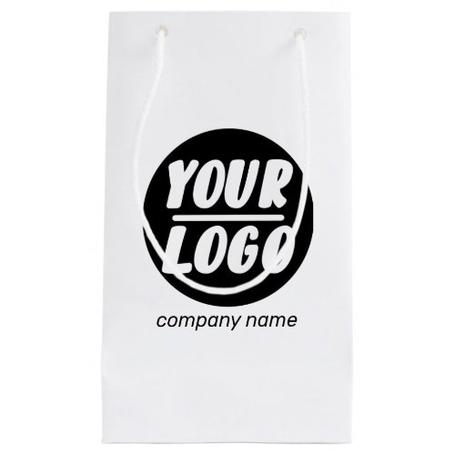 Custom Business Logo promotional add company name Small Gift Bag