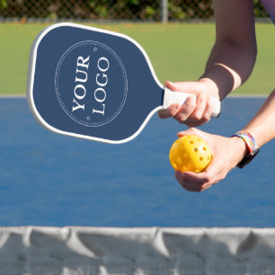 Custom Business Logo Promotional Branded Blue Pickleball Paddle