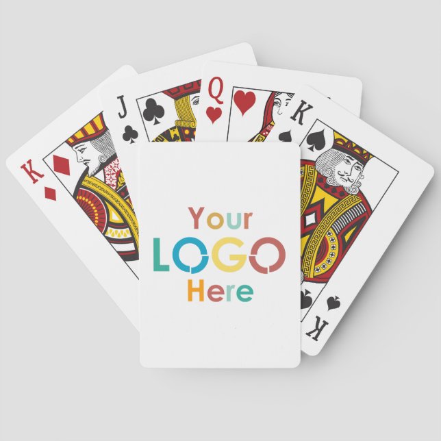 Custom Business Logo Promotional Deck Poker Cards (Back)