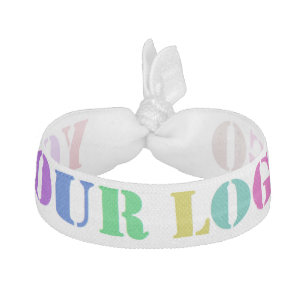Custom Business Logo Promotional Elastic Hair Tie