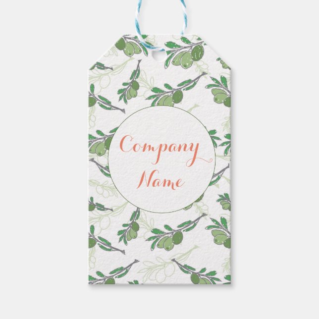 Custom Business Logo Promotional Gift Tags Custom (Front)