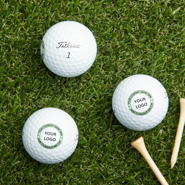 Custom Business Logo Promotional Golf Balls Stamp (Insitu Grass)