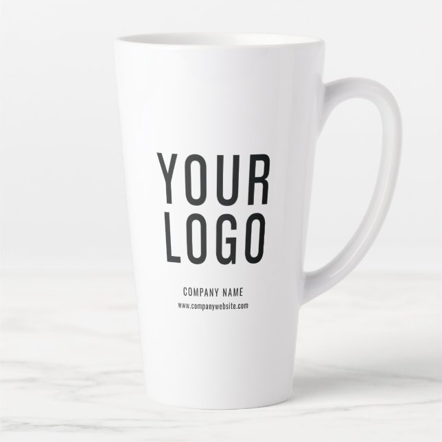 Custom Business Logo Promotional Latte Mug (Right)