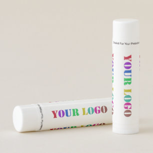Custom Business Logo Promotional Lip Balm Example