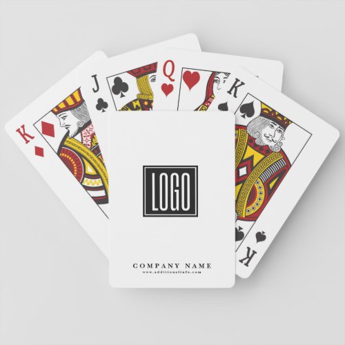 Custom Business Logo Promotional  Playing Cards