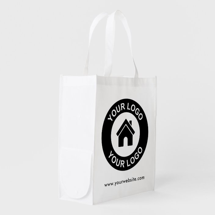 reusable grocery bags custom logo