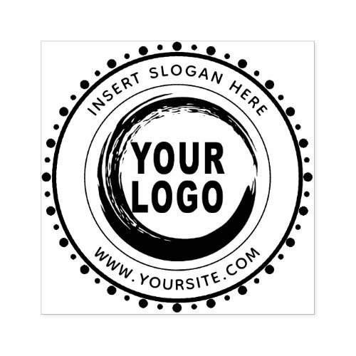 Custom Business Logo Promotional Round Rubber Stam Rubber Stamp